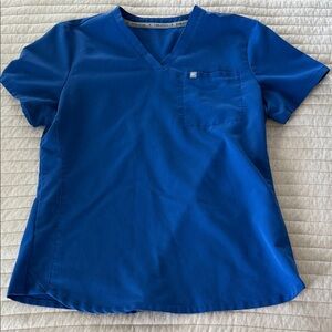 Royal Blue Fabletics Scrub Top